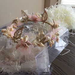Wedding Butterfly flower tiara/ crown