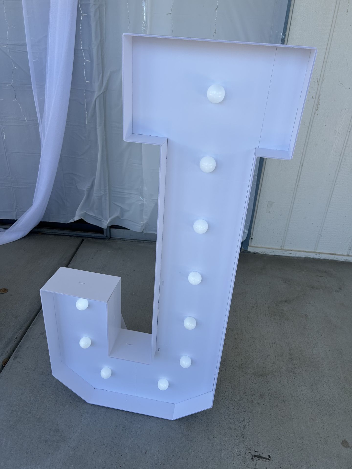 Light Up Letter “J”