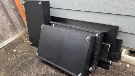 Bed frame dissembled wood