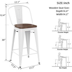 New In Box - high bar stools 