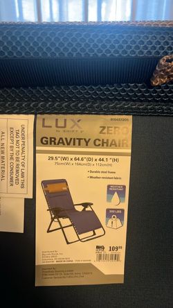 LUX by Shift 3 Zero Gravity Chair - set of 2