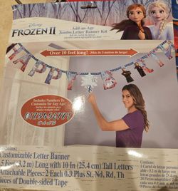 Frozen Happy Birthday Sign