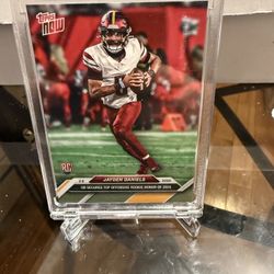 Jayden Daniels 2024 Topps NOW #24 RC Rookie Of The Year Honor