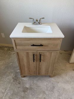 24" restroom vanity
