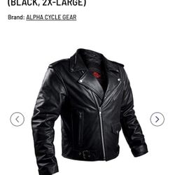 LEATHER ARMOR BIKER MOTORCYCLE JACKET MEN BRANDO CAFÉ RACER DUAL SPORTS RIDING BLACK JACKET… (BLACK, 2X-LARGE)