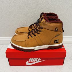 DC Shoes Men’s Woodland Winter Boots ‘Wheat/Dark Chocolate’ Sz 13