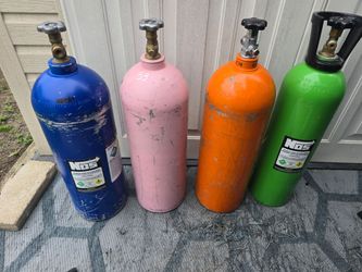 empty n02 tanks $80 each or $300 for all