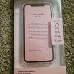 iphone 11  Pink Kate Spade Protective Cover Case