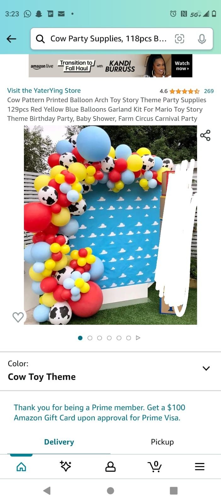 Cow Party $5 /70pcs