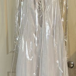 $150 Wedding Dress With Vail 