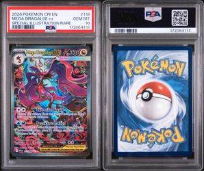 PSA 10 Mega Dragalge ex #118 Special Illustration Rare – Chaos Rising – Pokemon TCG Card