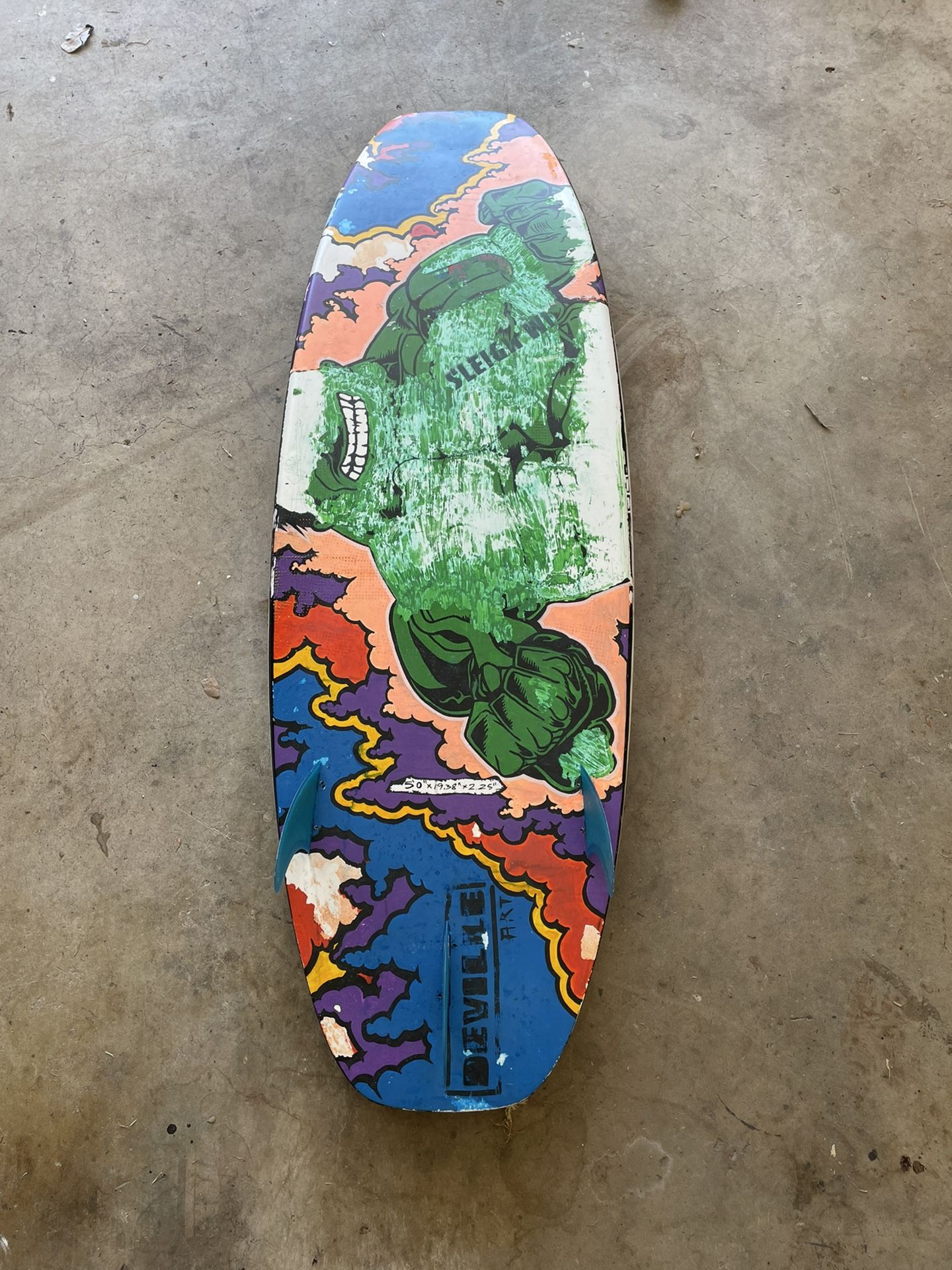 PLACEBO SURF BOARD 上 7'0