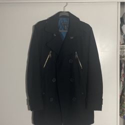 Pea coat (black)