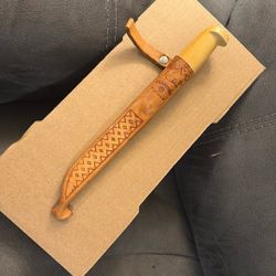 Filet Knife & Leather Sheath