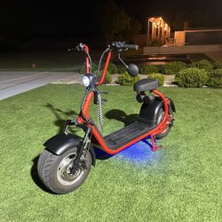 Phat Scooter Red And Black