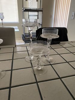 Crystal candle holder