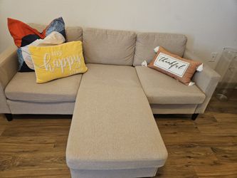 Sofa With Storage And Chair For Sale (Pillows Not Incl)
