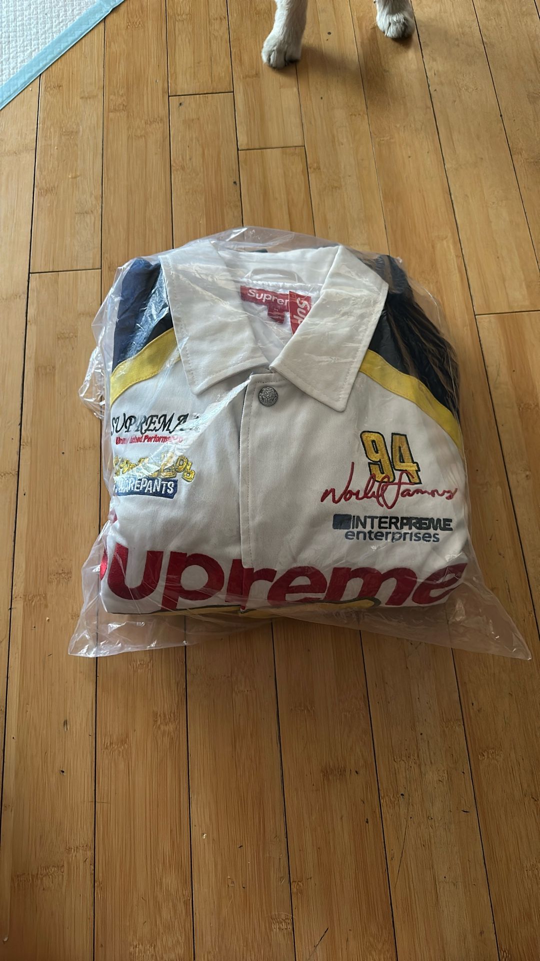 Supreme SpongeBob Jeff Hamilton Racing Jacket