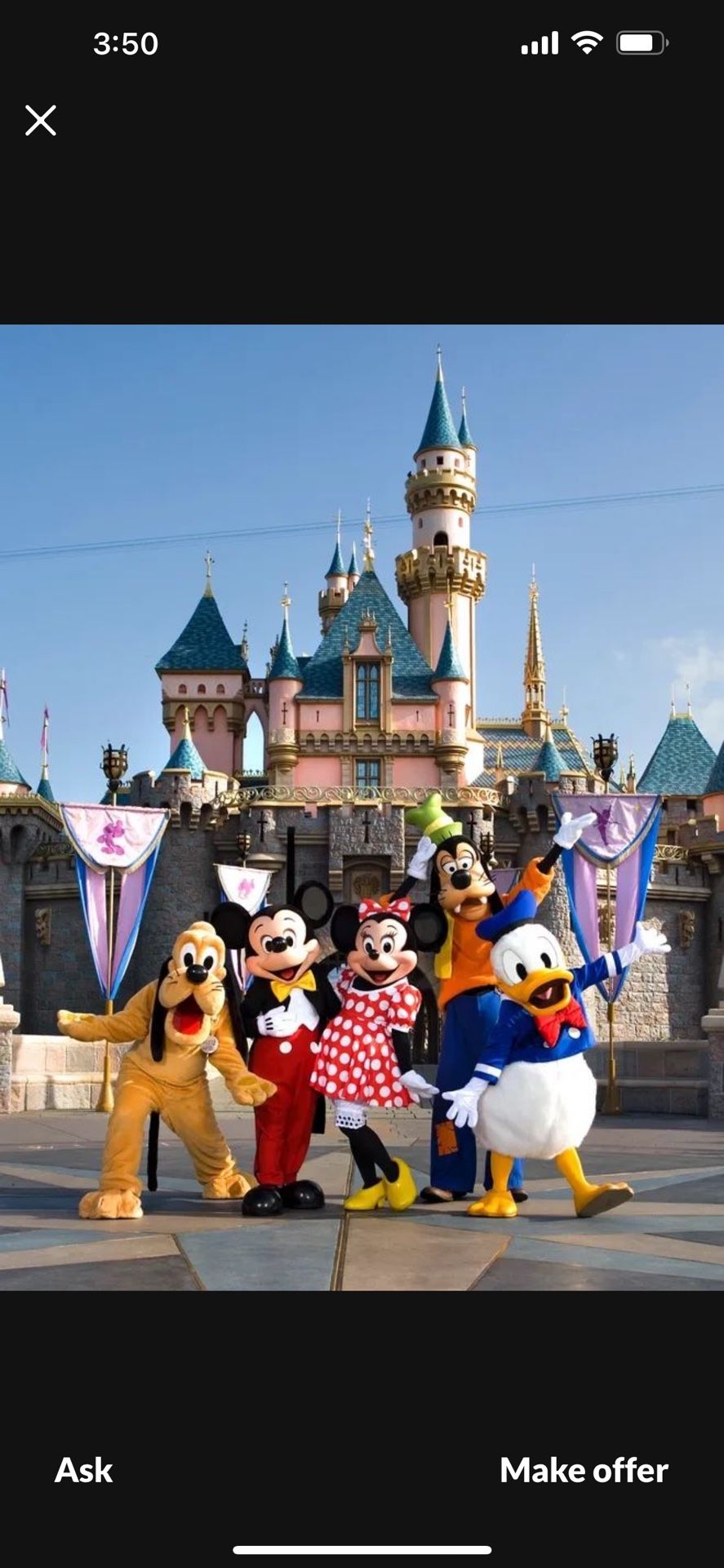 Disneyland ticket