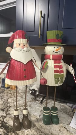 Christmas  Santa  and Snowman  Decoration  check more pictures