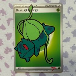Bulbasaur Hand Painted Fan Art Pokemon Card