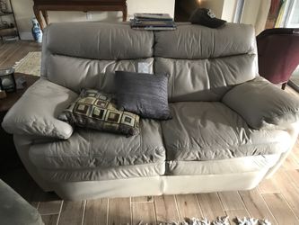 Leather couch