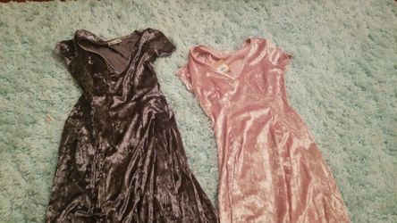 Brushed Velvet Dress