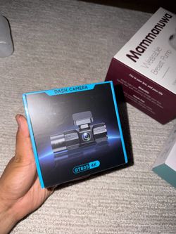 4K 3 Channel Dash Cam Front and Rear Inside