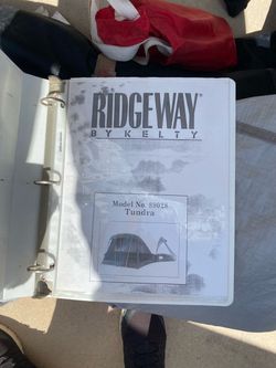 Ridgeway by Kelty Tundra Tent with all poles, stakes and manual