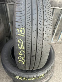 Dunlop Tires 225-60-18. Used. Full Set 4 