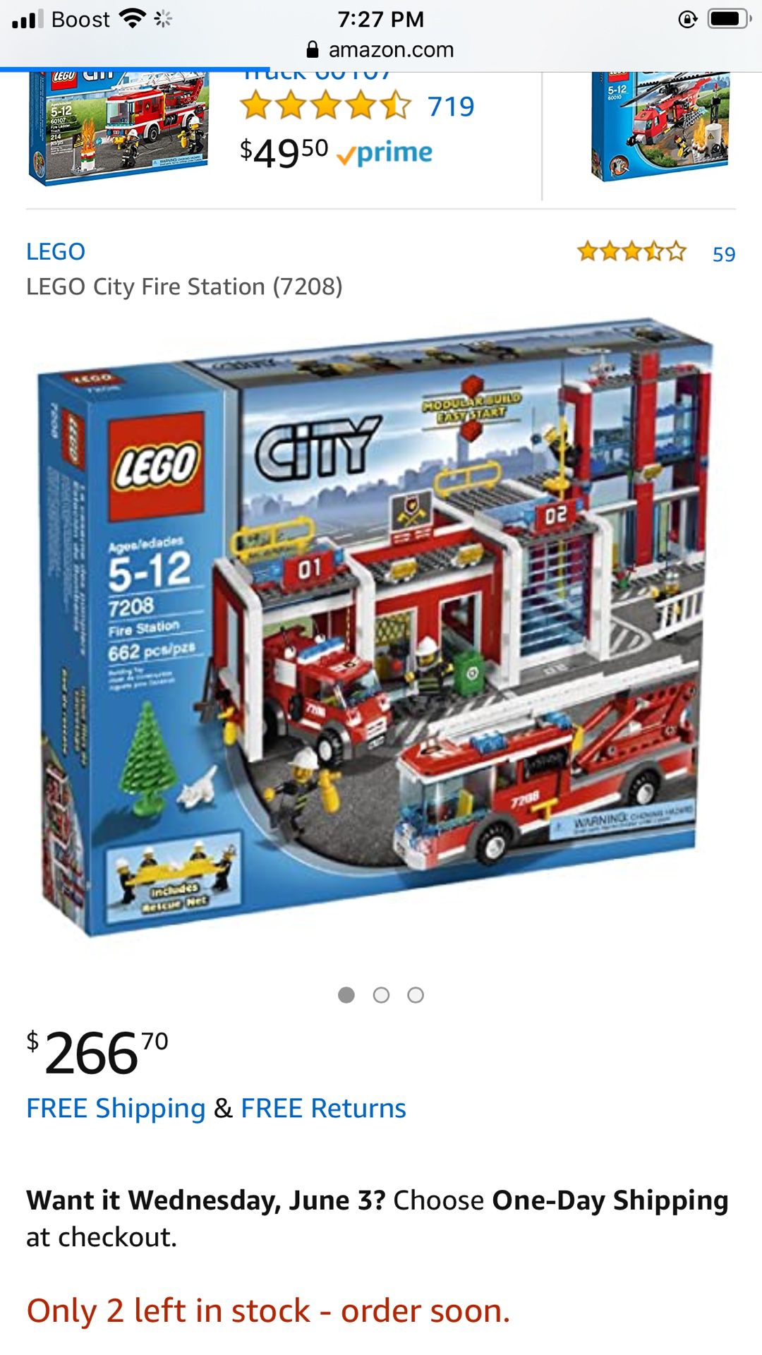 Lego City fire lot rare