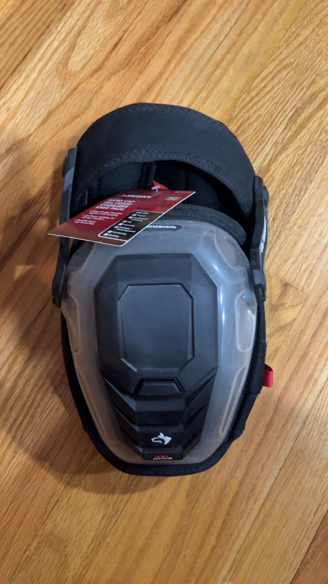 Husky Hard Cap Gel/Foam Stabilizer Knee Pads