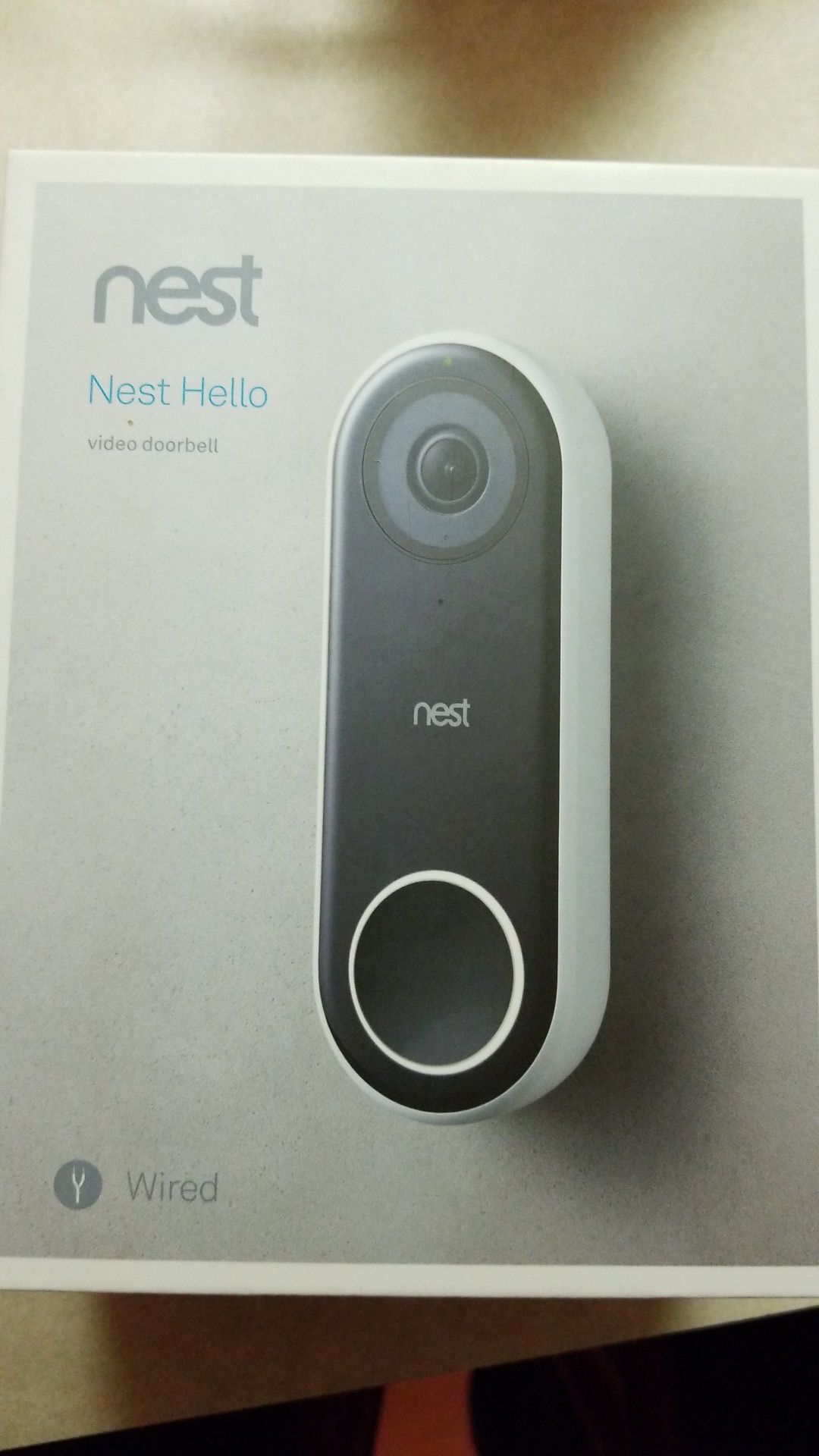 Nest wired video doorbell
