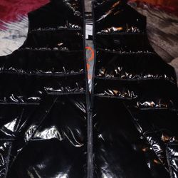 Calvin Klein BLACK AND SILVER Vest  Large 