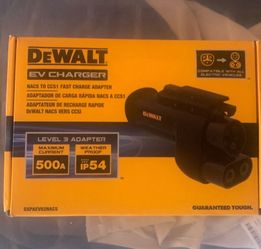 DeWalt EV Charger NACS to CCS1 Fast Charge Adapter