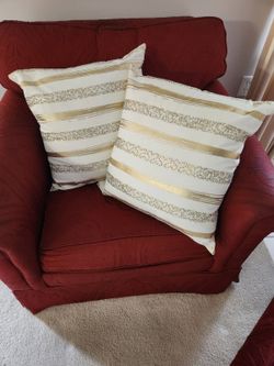 Two decorative pillows
