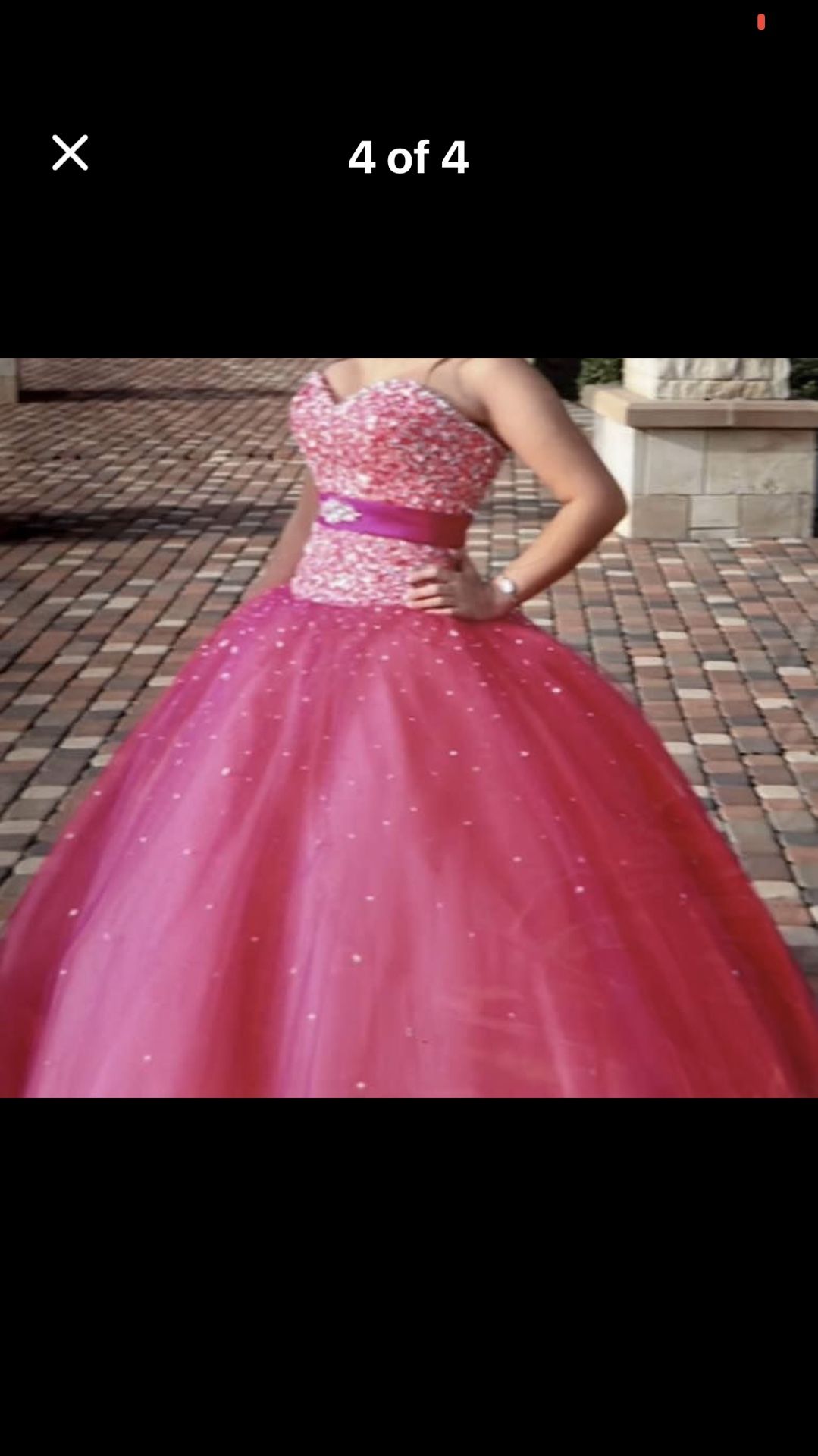 NEED GONE ASAP !!!!Hot Pink Quinceañera PROM  Banquets  Dress Sz Small