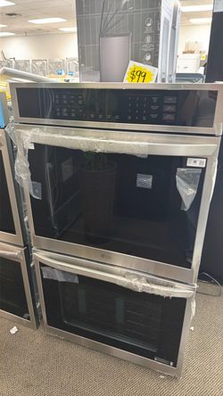 LG - 30-in Wide Smart Built-In Electric Double Wall Oven with Steam Sous Vide - Stainless Steel