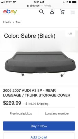 A3 cargo cover