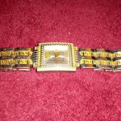 Gold & Silver Versace Watch