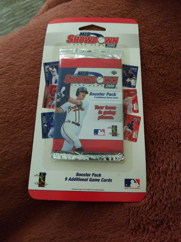 mlb showdown 2000 booster box 2000 MLB SHOWDOWN PACK SUPER RARE HOBBY BOOSTER PACK CARD GAME PENNANT RUN