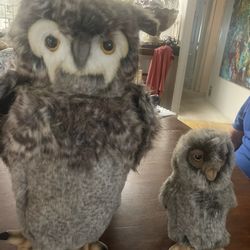 Hands Toy International Plush (2) Owls 
