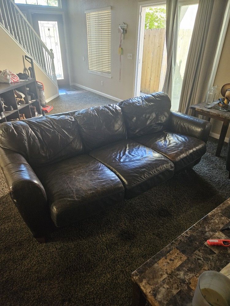 Leather Couch