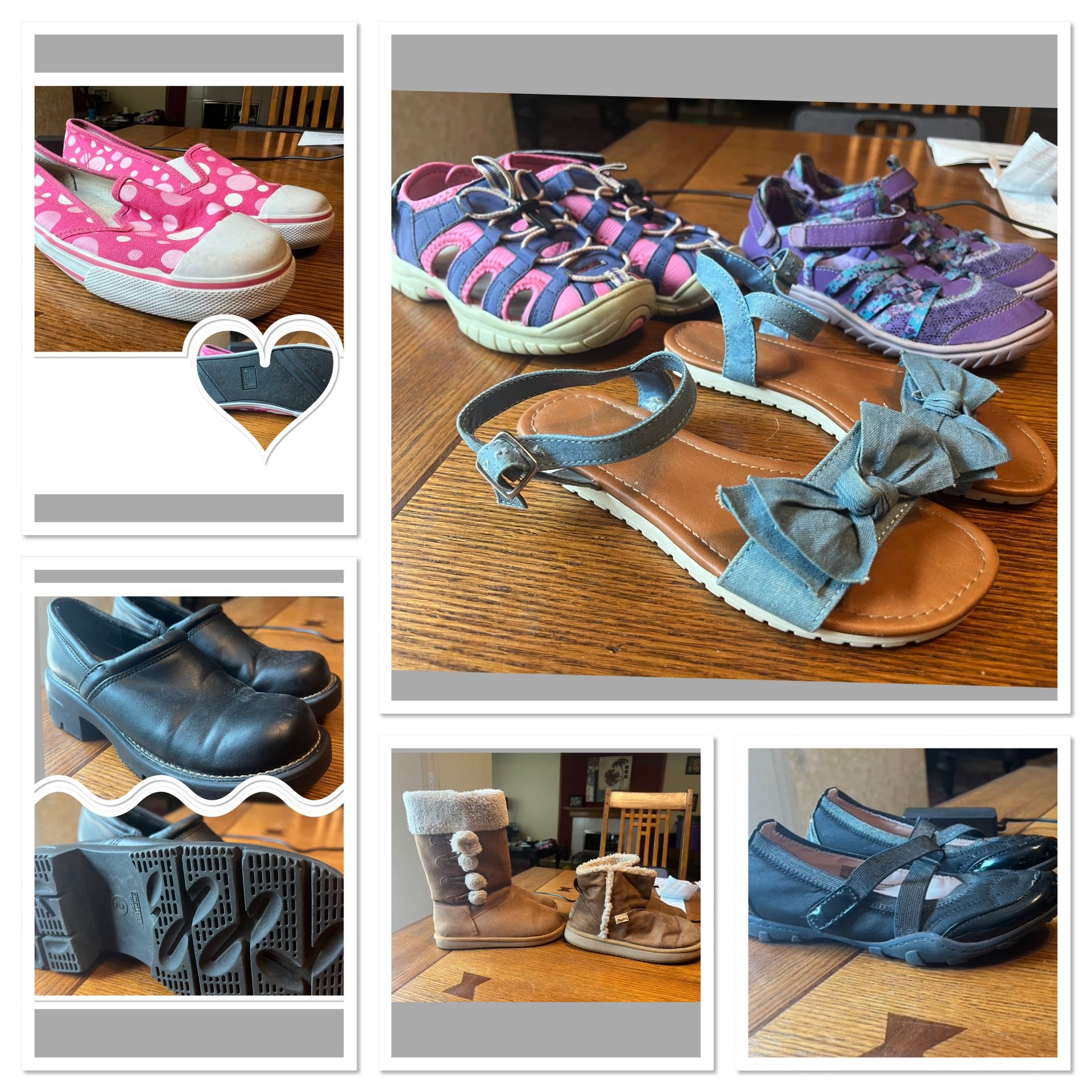 TONs Of Girl’s Size 2 Shoes- 8 Total