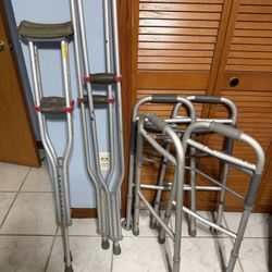 Crutches And Walkers $10