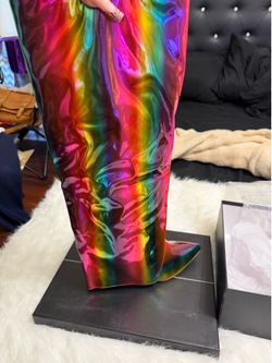 Rainbow boots size 10