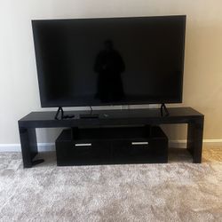Black TV Stand