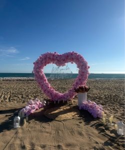 Pink Heart ARCH GF LED SIGN