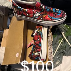 Vans Spiderman 10.5 New