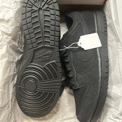 Nike Dunk Low Triple Black Size 9.5 New 